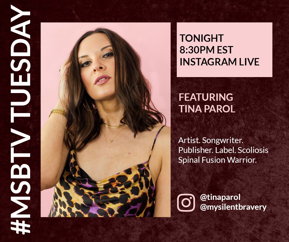 mysilentbravery's tweet photo. #MSBTV TUESDAY RETURNS⁠! 🥳🥳
Featuring: Tina Parol
TONIGHT AT 8:30 PM EST ON INSTAGRAM LIVE! ⁠
Follow me on Instagram:⁠
https://t.co/PrA328B2XH⁠
______⁠
#interviews #musician #music #singersongwriter #livestreaming #tuesday #tuesdayvibes #fun #live #laugh #explore #smile https://t.co/cjQiStM4Ob