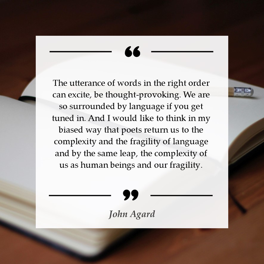 Poets return us to the complexity and the fragility of language... JOHN AGARD #amwriting #writing #writinginspiration #writingtips #writingcommunity #poetry