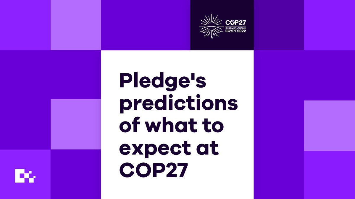 Pledge is attending #COP27. But what can we expect from the 27th UN Climate Change Conference? Here’s our overview of the key themes that have been announced and our lowdown of what the conference is likely to mean for businesses engaged in logistics. bit.ly/3h0kEBn