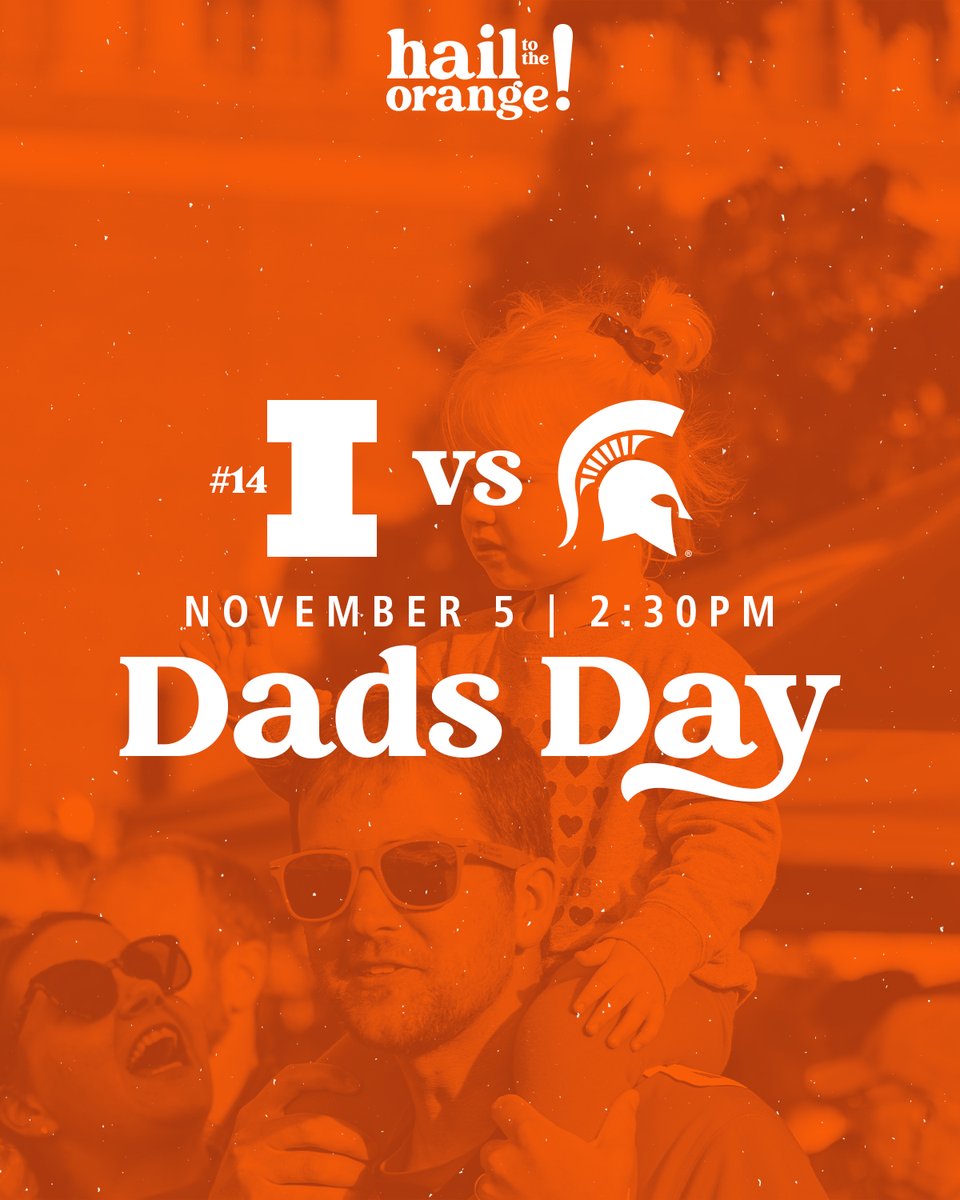 Family, fun, and football! Limited 🎟️ available: bit.ly/3h2St4Q #Illini | #HTTO | @IlliniFootball