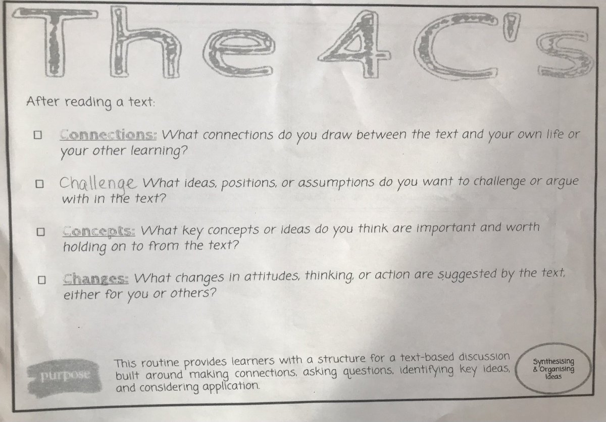 FitzsFourFive's tweet photo. Very impressed with the way this group is embracing this thinking routine!! 
⁦@QHMilton⁩
⁦@thinkingclssrms⁩ https://t.co/n7zAtHMD5i