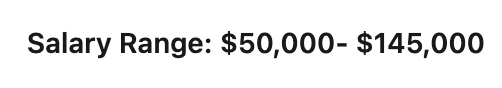 With NYC's salary law now in place, I've been looking at some companies' salary ranges, &amp; I can already see that the "good faith" part of the law is going to be tested.

A salary range of $50,000 to $145,000 is deeply unserious. (This is the New York Post Tech Reporter role, btw)