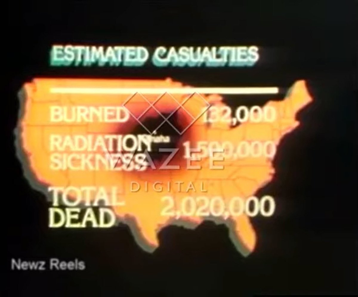 CONELRAD6401240's tweet photo. 1/4. That time CBS nuked Omaha. CBS REPORTS: THE DEFENSE OF THE UNITED STATES, pt. 1, GROUND ZERO. Originally broadcast 6/14/81. Produced by Judy Crichton, Howard Stringer and Andy Lack. Reported by @DanRather & #BobSchieffer. https://t.co/Hi4KkycXvU https://t.co/01j6cQ3AfE