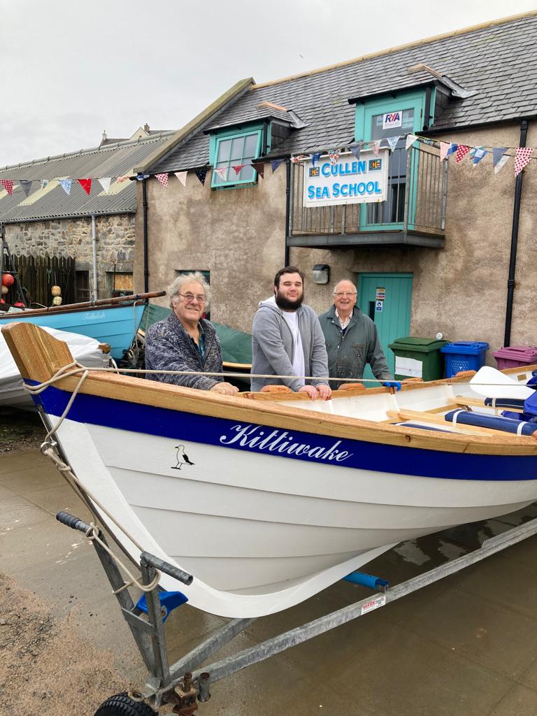 claires_ENABLE's tweet photo. Was great catching up with our All in Moray participant Luke, who is thriving in his role as trainee boat builder @CullenSea . Positive feedback all round with Luke stating he was 'loving it'.
@Moraypathways @ENABLEWorks
#allinmoray #moray https://t.co/xx53jCdiWG