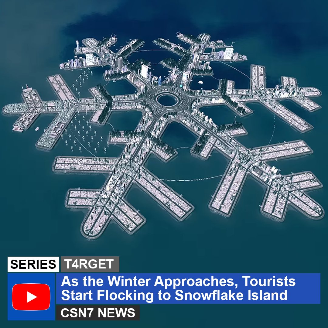 CSN__7's tweet photo. The king of geometric #CitiesSkylines projects is back as @t4rgetgaming takes us behind the scenes on how Snowflake Island was born
https://t.co/TkT4nT4pcL https://t.co/b0rmXK5c9O