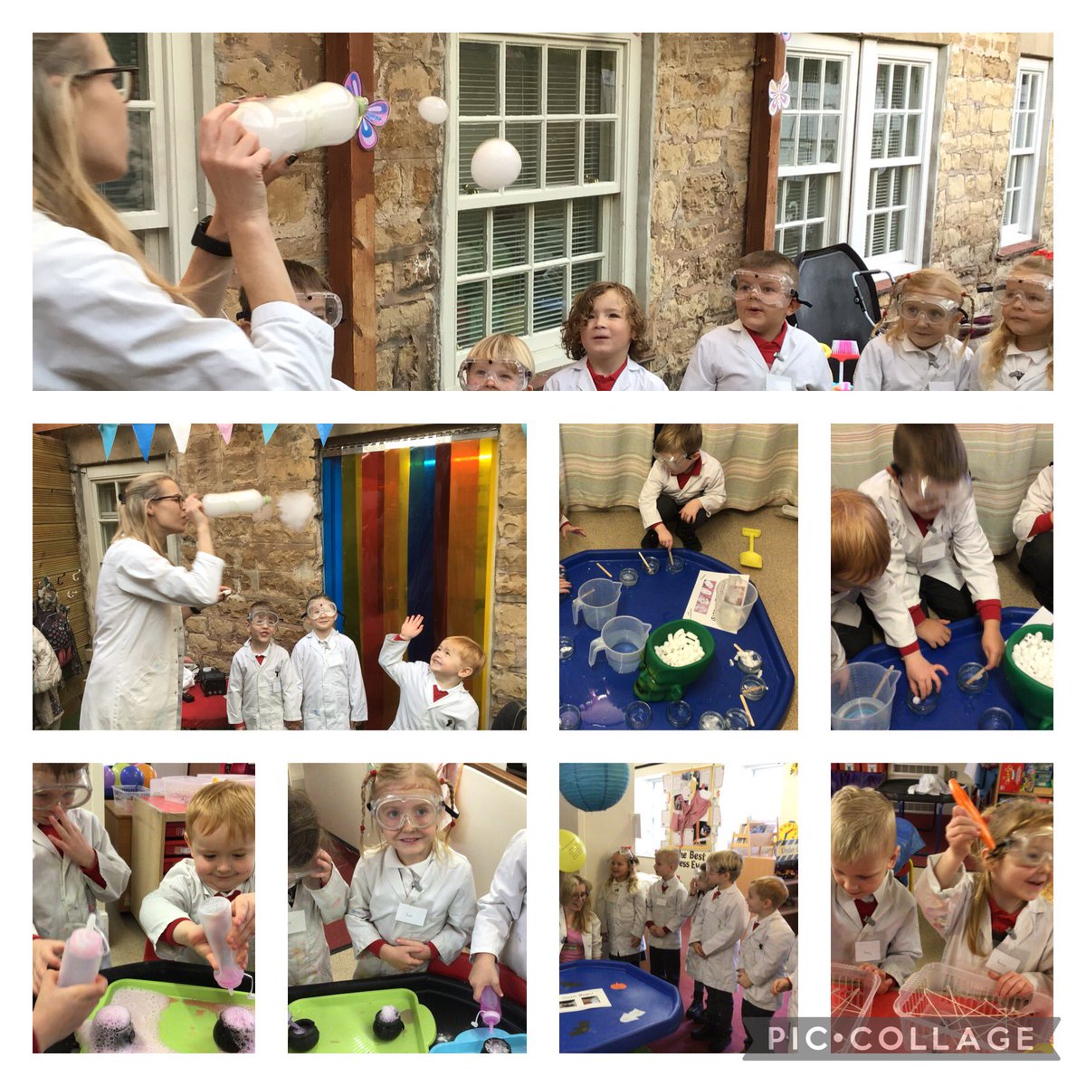 holbeckcuckney's tweet photo. We’ve had the best time with Nina from Science Tots today - we’ve done some spooky potions, skeleton building and disappearing ghosts! https://t.co/bX4pxyPnCe