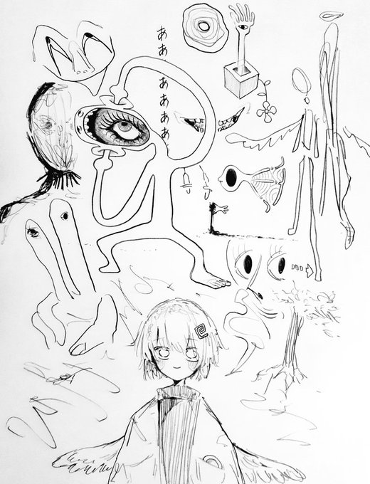 自分で描いたのに説明が出来ない。 