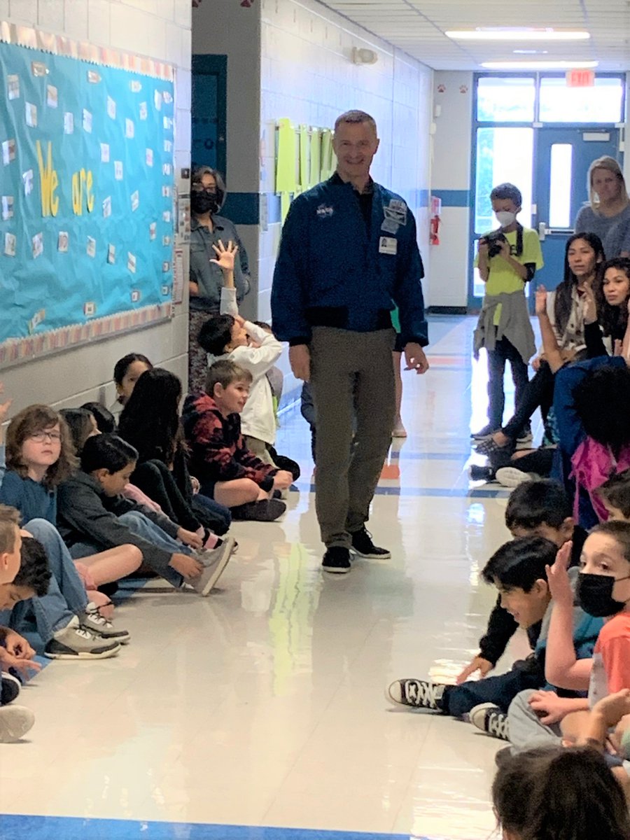 NISDBraunStat's tweet photo. Former Bobcat and Astronaut visits @NISDBraunStat We are thrilled and proud to call him ours! Thank You
@AstroDrewMorgan Please come back anytime!🚀@NISD https://t.co/t58ctk0gAi