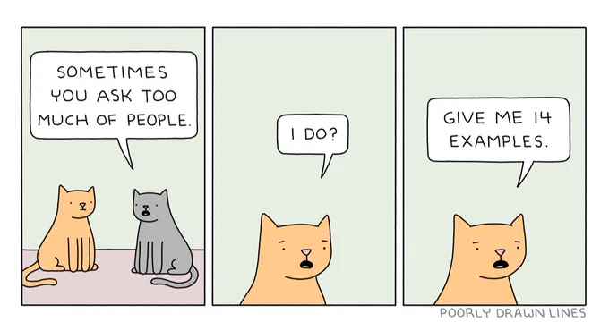 ask too much 