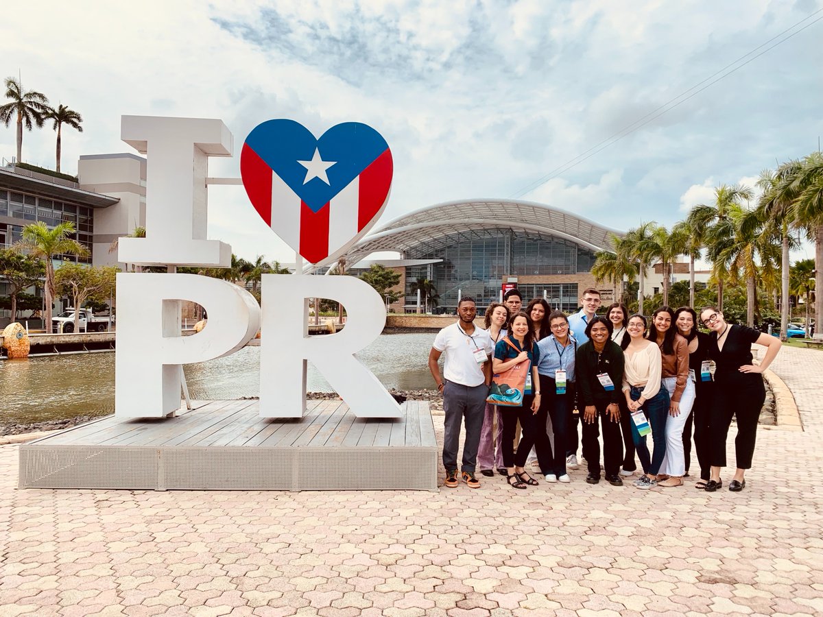ProvidenceCol's tweet photo. Students and @Friarbiology's Ileana Soto Reyes, Ph.D., went to Puerto Rico for @SACNAS' National Diversity in STEM Conference, which preps students for  academic &amp; professional STEM careers. Joemari Pulido '24 shared research from the lab of @PsychologyPc's Joanna Morris, Ph.D. https://t.co/OWPcgYTQSD