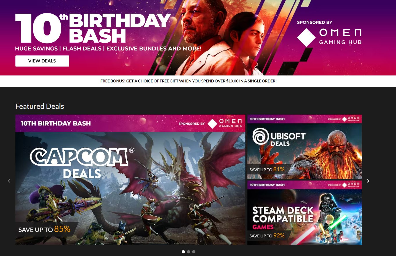 Wario64 Fanatical 10th Birthday Bash Sale T Co snzjnwlv Ad T Co S1shg7gt1b Twitter
