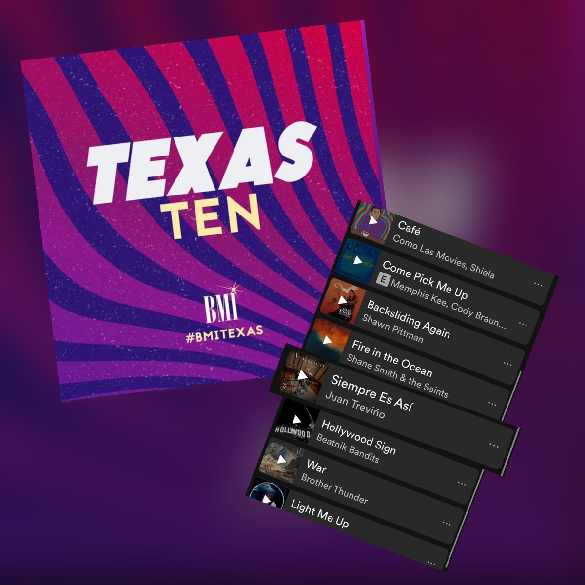 juanhtrevino's tweet photo. Thank you #BMl for including #SiempreEsAsi on your #TexasTen Spotify playlist.
https://t.co/nHUaG0udm7
#cantautor #compositor #jht #bmistexasten #spotify #playlist #singersongwriter #texassongwriter #texasmusic https://t.co/DkWNJaAlDF