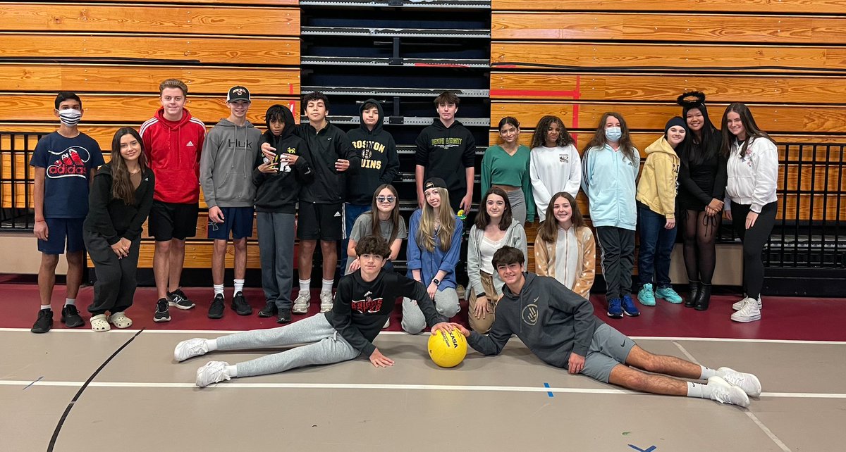Period 1 Halloween Fistball Champs! <a href="/GuarenteCoach/">Coach Guarente</a>