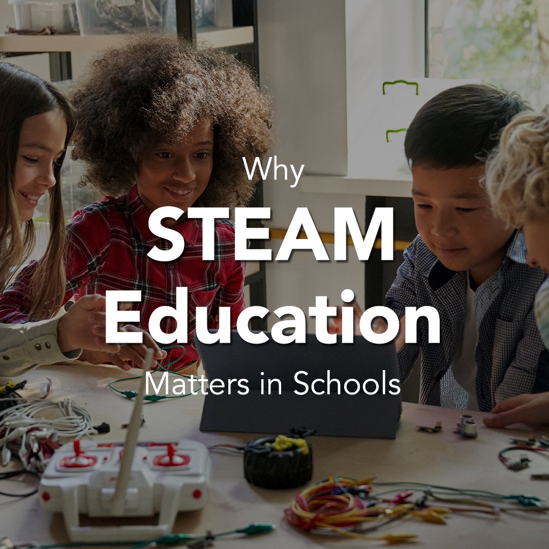 TinkRworks's tweet photo. Why does #STEAMeducation matter? Read our latest blog article and learn all you need to know about the benefits of STEAM, plus some expert tips and tricks on how to implement effective STEAM in your school: https://t.co/ASJd66y4PN #STEM #STEMeducation #STEMteacher #STEMblog https://t.co/ozYKoLe8ay