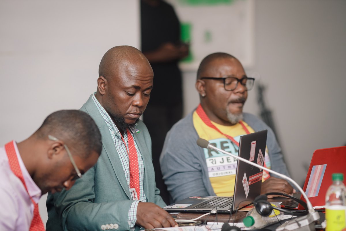 Follow_SALC's tweet photo. This morning, under the @OutProud4 project co-funded by the @EUinSA and with the support of the @GblEqualityFund, the SALC convened #LGBTIQ activists for a #QueerWithoutBorders-themed forum.
At the opening Thomas Tiedemann of the @EUinSA launched the LGBTIQ+ Barometer. https://t.co/yMRefgjfRt