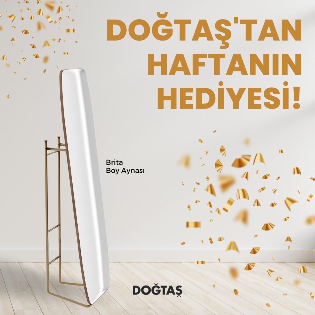 Doğtaş’tan Haftanın Hediyesi!
Brita Boy Aynası’nı kazanmak için;
👉Gönderiyi beğenmeniz,
👉 @dogtas hesabımızı takip etmeniz,
👉 2 arkadaşınızı etiketlemeniz gerekiyor…

📌 Çekilişin 1 kazananı olacaktır.

📣 Son gün 8 Kasım.

#Doğtaş #EvimdeDoğtaşZevki #Çekiliş #Fırsat #hediye