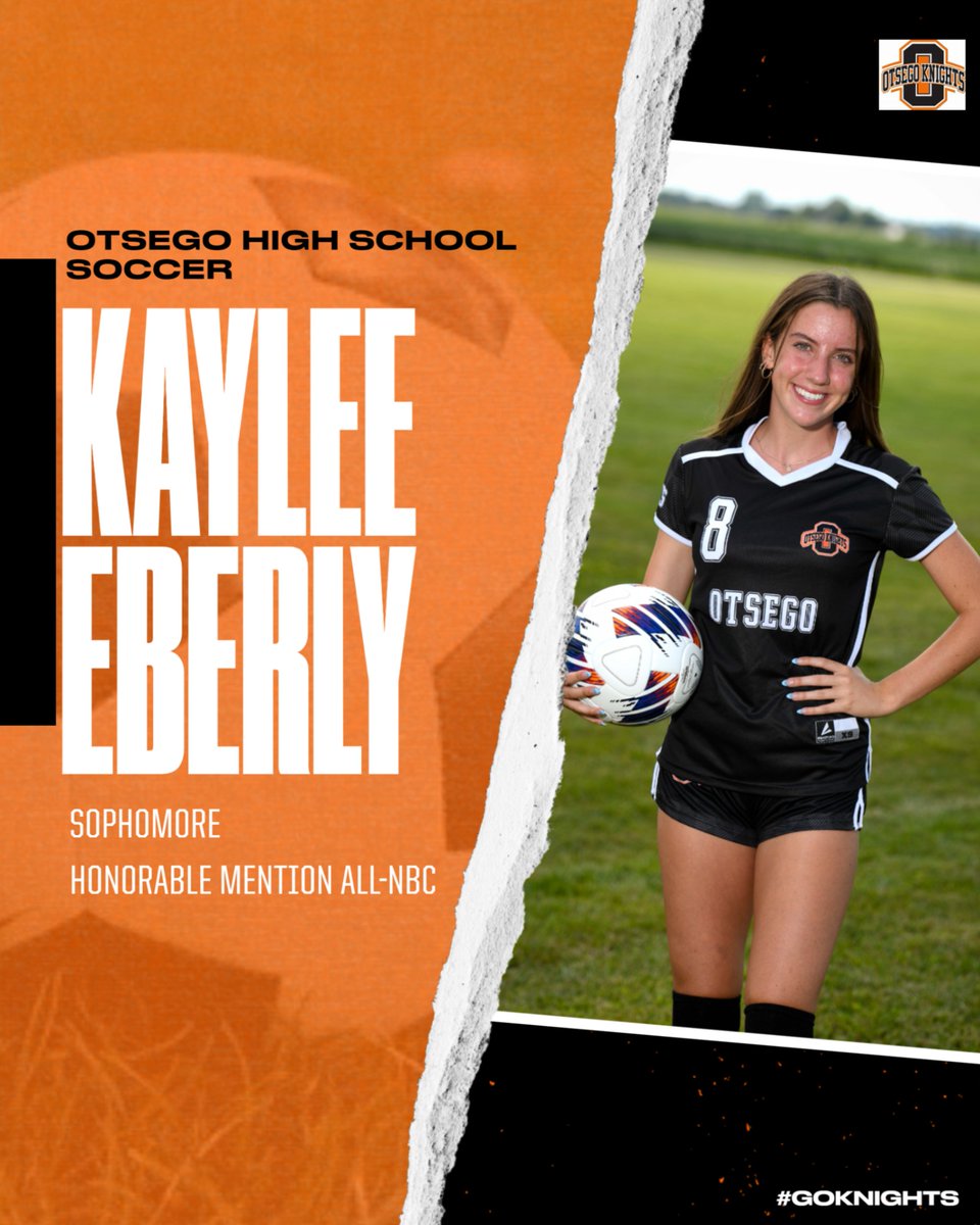 OtsegoWSoccer's tweet photo. Congrats Kaylee on HM ALL-NBC! https://t.co/BnM30xWTCU