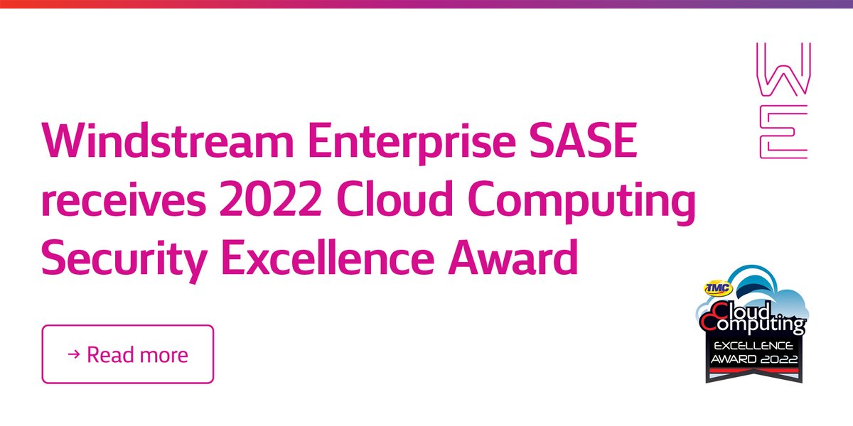 There really is “Just One” solution for all your networking and security needs. Our Secure Access Service Edge (SASE) received a 2022 Cloud Computing Security Excellence Award. okt.to/HnAZVc #TeamWE #AwardWinningService #NetworkSecurity