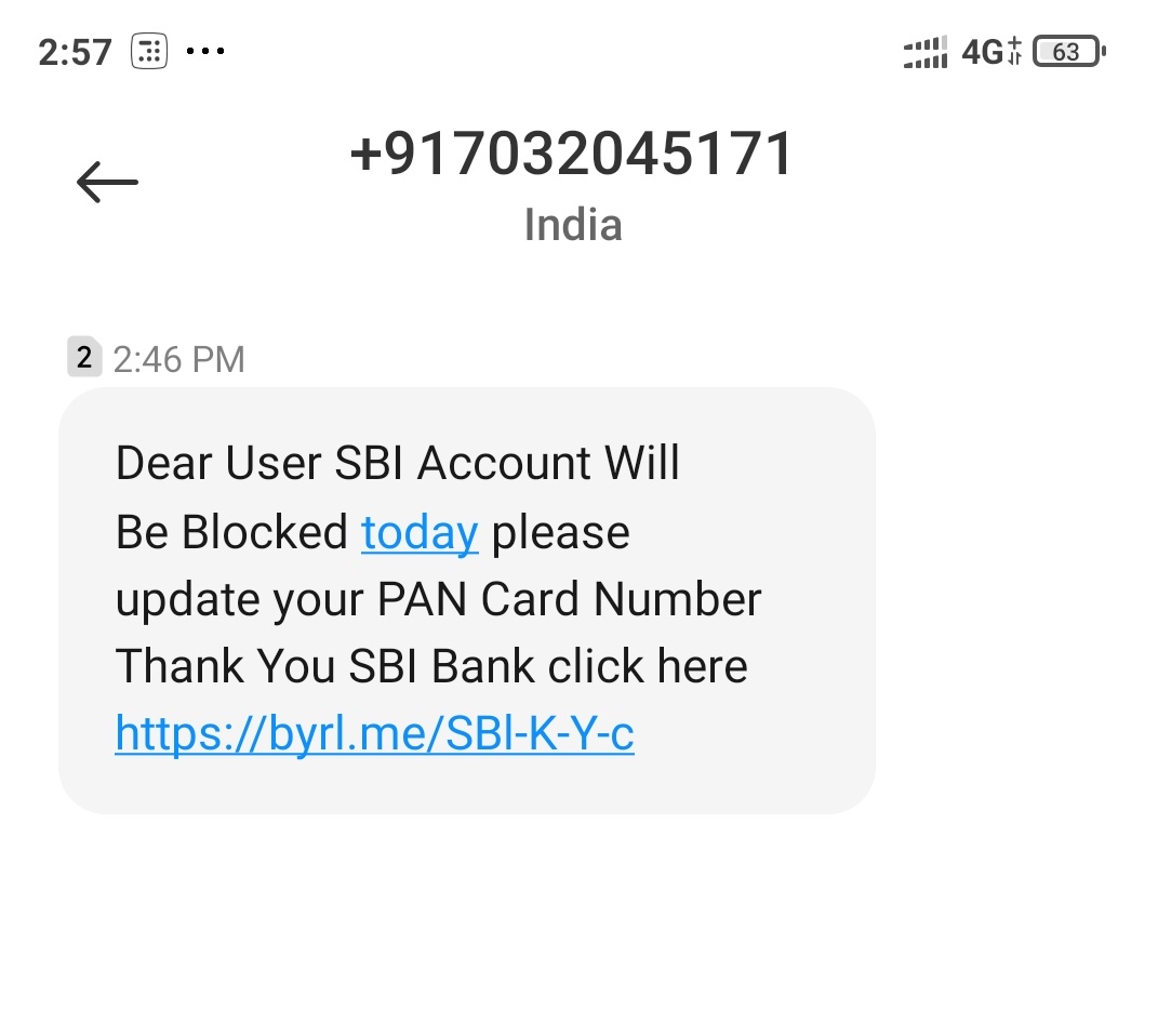 VIJAYKYADU's tweet photo. I have received this type of fraud messages within few minutes. Anyone please take action against those who belongs to this phone numbers. @CG_Police @CG_cyberpolice #cybercrime https://t.co/DraHPSOOjf