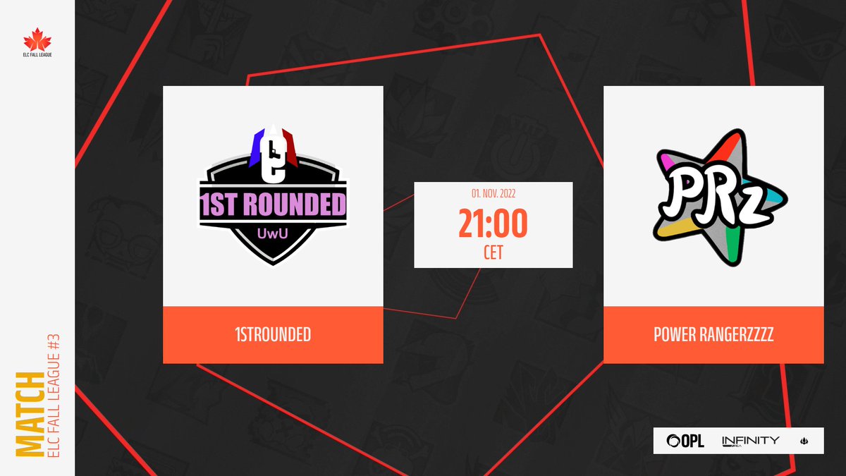 ELC_EsportsR6's tweet photo. [𝗘𝗟𝗖 𝗙𝗮𝗹𝗹 𝗟𝗲𝗮𝗴𝘂𝗲 #𝟯]

The Group Stages have to come to an end eventually. Round 7 of the #ELC_Championship starts tonight with a bottom of the table clash between: 

🇫🇷#FirstRounded vs @PwrRngrzzzz  🇬🇧
⏱️ 20:45
🎙️ @MisterStip 
🔴 https://t.co/4vqRvm62GF https://t.co/lJ3e1SIdxO
