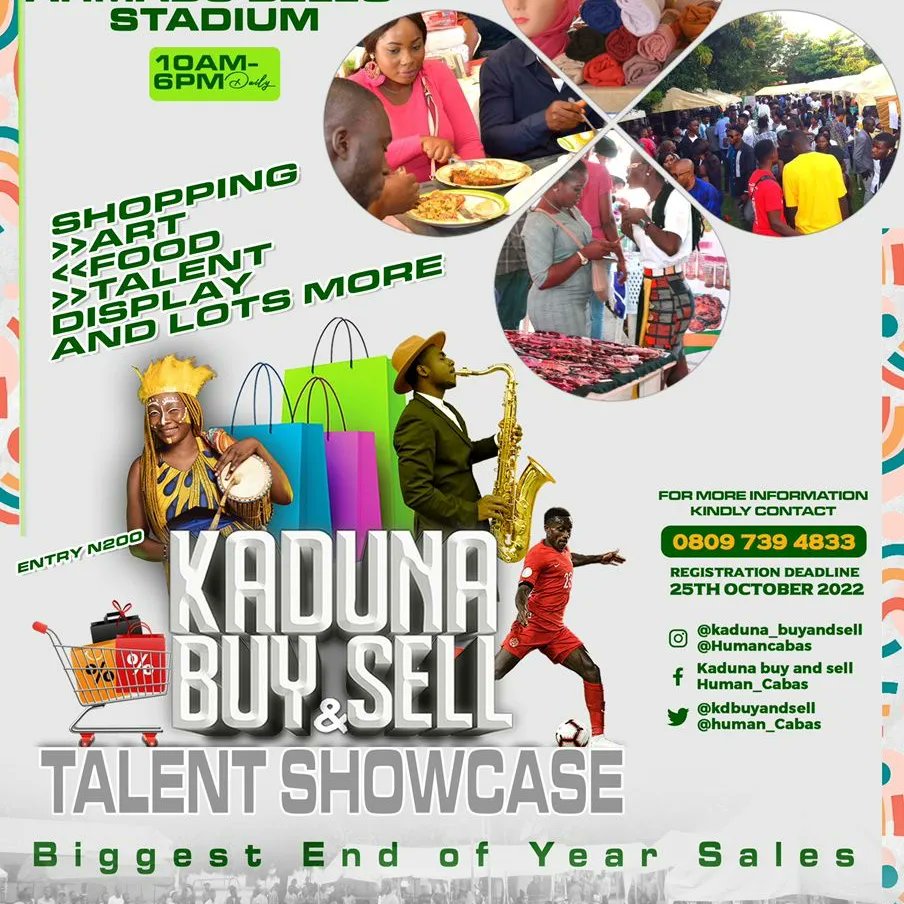 Yusrah_collect's tweet photo. Pleased to announce to y'all that Yusrah's collection would be live @ the kaduna buy and sell on the 5th Sat and 6th sun of November from 10am to 6pm at the Ahmadu Bello Stadium,Kaduna. Please do us a favor by comin around to stop and shop with us. Tell a friend to tell a friend https://t.co/lZBgXqNllj
