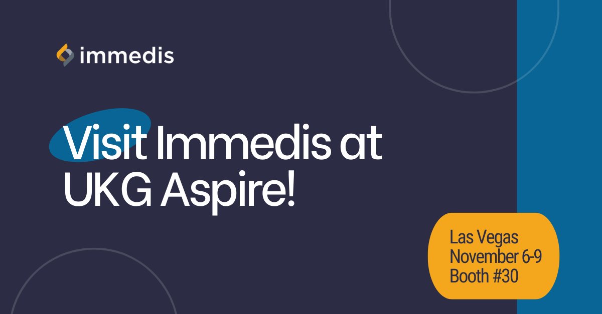 Looking forward to seeing everyone next week at <a href="/UKGInc/">UKG</a> #UKGAspire! Attending the conference? Stop by to say hello to <a href="/immedis/">immedis</a> and learn about our #globalpayroll solutions.