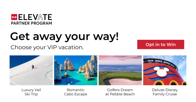 tinalundeensmit's tweet photo. Get away your way! Enter the @8x8 Partner Contest and you could be on your way to one of these awesome destinations. Opt in by Nov. 4th and start earning your raffle tickets. #8x8PartnerLove #VIPGetaway #UCaaS #CCaaS #XCaaS https://t.co/9vD3zE2DWI https://t.co/DDQPZTKAAR
