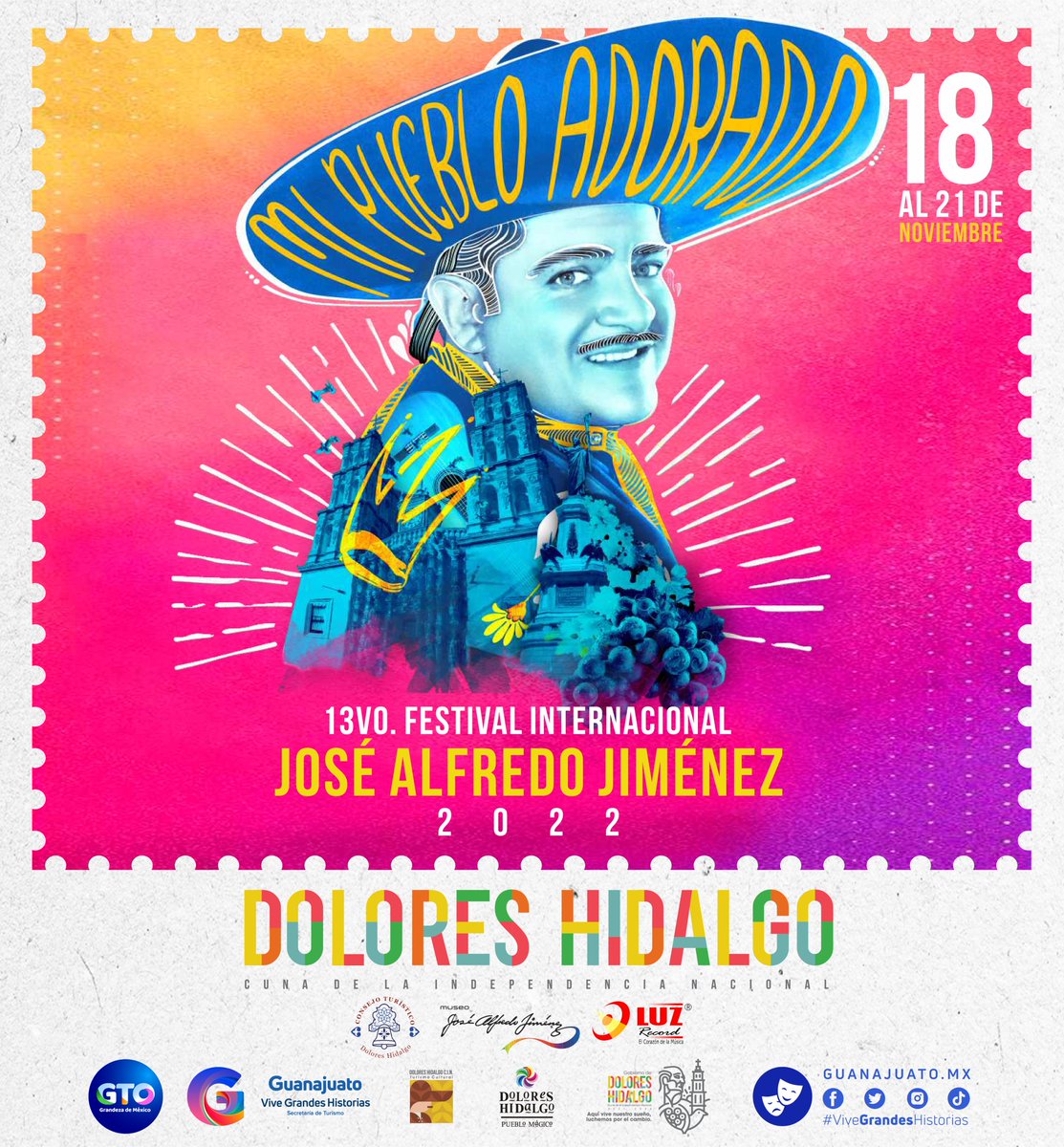 DoloresHgoGto's tweet photo. Nos vemos en el 𝟏𝟑𝐯𝐨 𝐅𝐞𝐬𝐭𝐢𝐯𝐚𝐥 𝐈𝐧𝐭𝐞𝐫𝐧𝐚𝐜𝐢𝐨𝐧𝐚𝐥 𝐉𝐨𝐬𝐞́ 𝐀𝐥𝐟𝐫𝐞𝐝𝐨 𝐉𝐢𝐦𝐞́𝐧𝐞𝐳 🇲🇽🎼❤️ 𝐝𝐞𝐥 𝟏𝟖 𝐚𝐥 𝟐𝟏 𝐝𝐞 𝐧𝐨𝐯𝐢𝐞𝐦𝐛𝐫𝐞 🥳 Para cantar juntos y celebrar la vida del hijo del pueblo que se convirtió en Rey 👑 🥰 espera el programa pronto https://t.co/cwIxHC0qRS