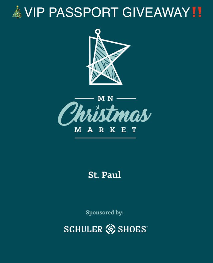 MNxmasMarket's tweet photo. MN Christmas Market VIP Passport Giveaway:
https://t.co/tbDccp9XJA
#MNxmasMarket2022 βοΈ #meetthemaker #shoplocal #TwinCities π #artisan π©πΌβπ¨ #minnesotamaker #saintpaul #visitsaintpaul #LocalLover #Collegescholarships π§πΎβπ #MN #Minnesota #giveaway #win #entertowin #contest #maker https://t.co/qJq3tIHnWY