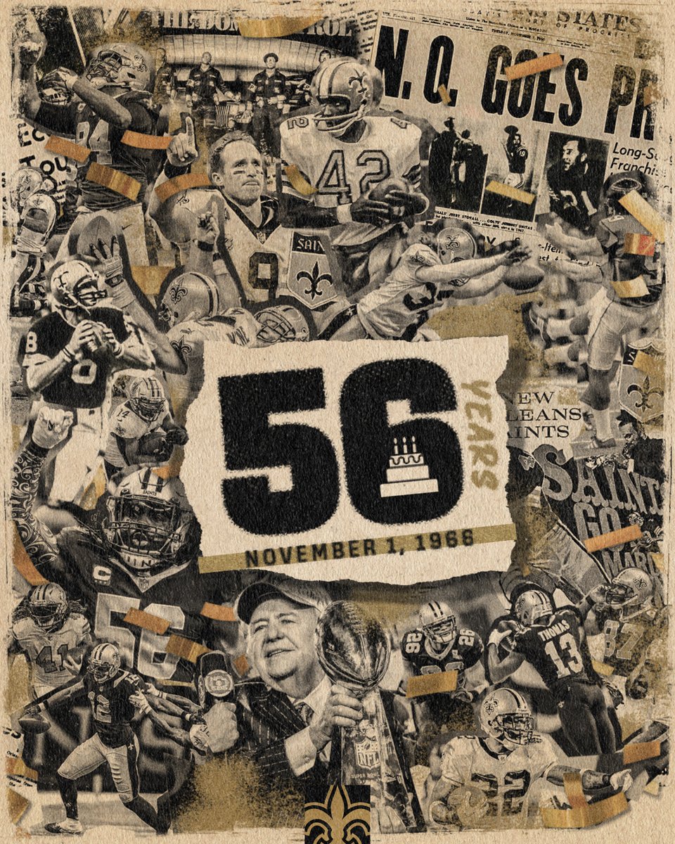 56 years ago today: the #Saints were born ⚜️