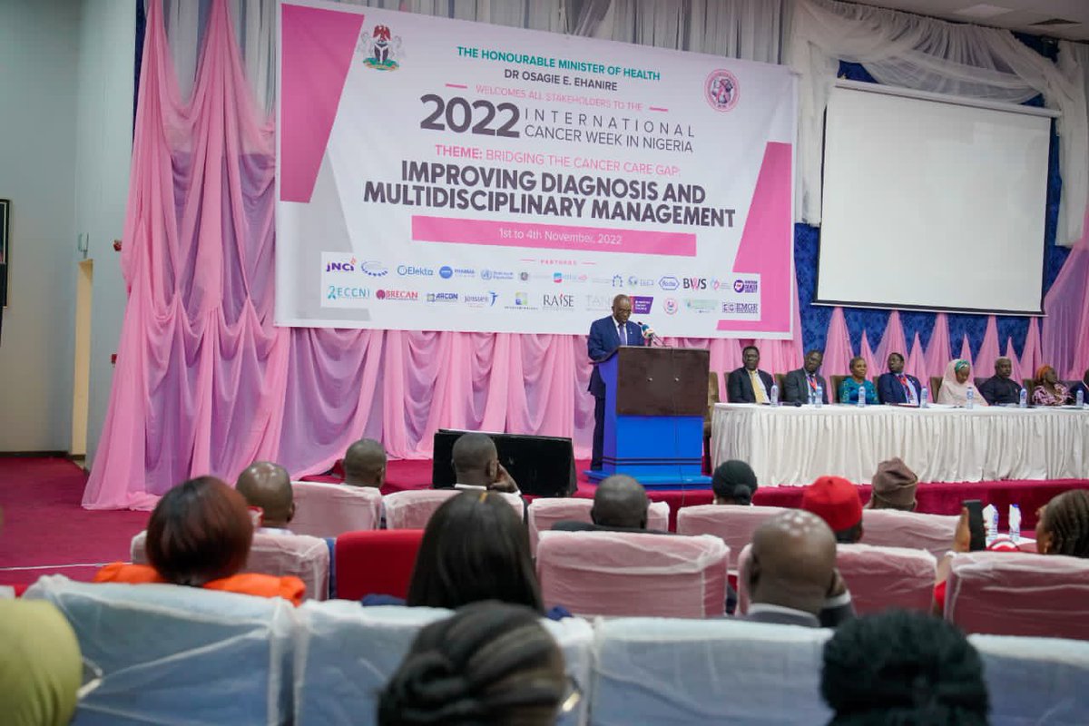 WMulombo's tweet photo. Today marks the beginning  of the #InternationalCancerWeek w/ the theme: “Bridging the Cancer Care Gap: Improving Diagnosis &amp; Multidisciplinary Mgt”. @WHONigeria is committed to supporting 🇳🇬 as a renewed effort to curb cancer cases is urgent. https://t.co/o8768TFwDS