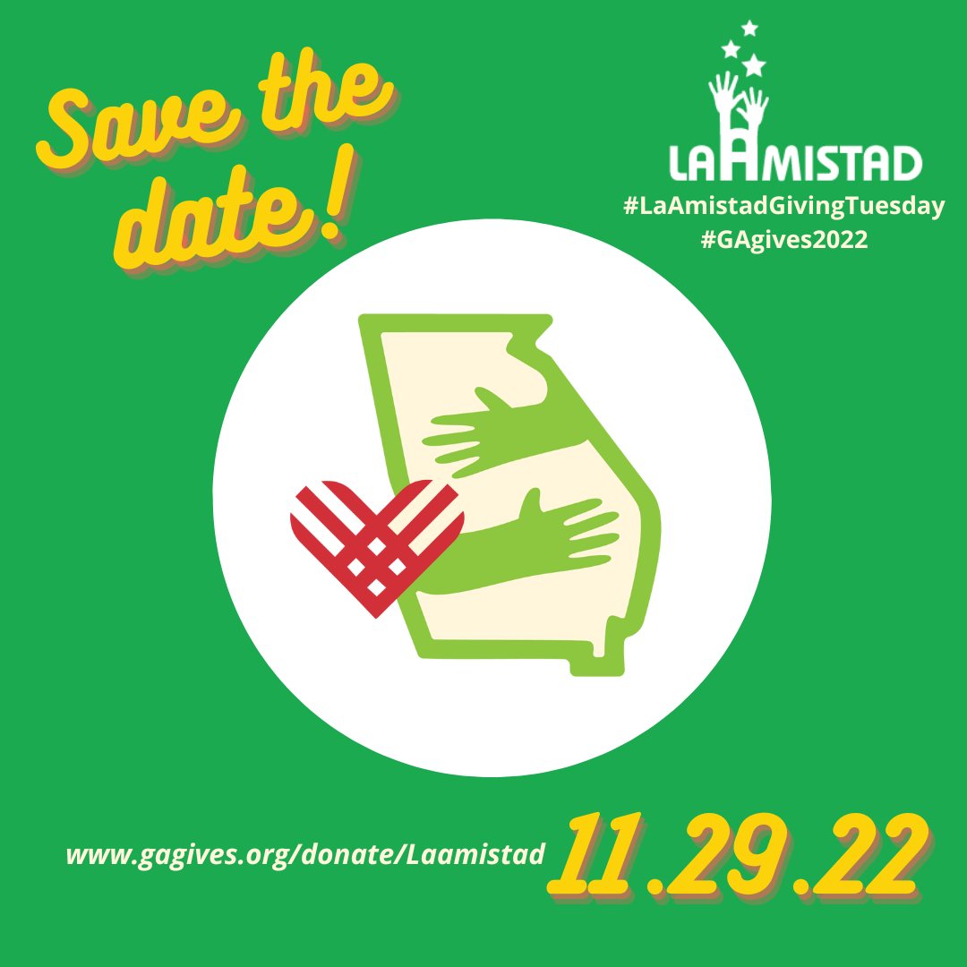 LaAmistadInc's tweet photo. What if we all gave on one day? We can! On November 29th, LaAmistad will participate in 24 hours of unprecedented giving – on #GivingTuesday. Mark your calendars to help support our cause to empower Latino students &amp; families.
Click https://t.co/XpsO0XXO4C to donate now. Thank U! https://t.co/G0E8dRym3t
