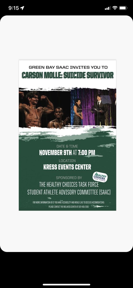 Green Bay Phoenix SAAC tweet media
