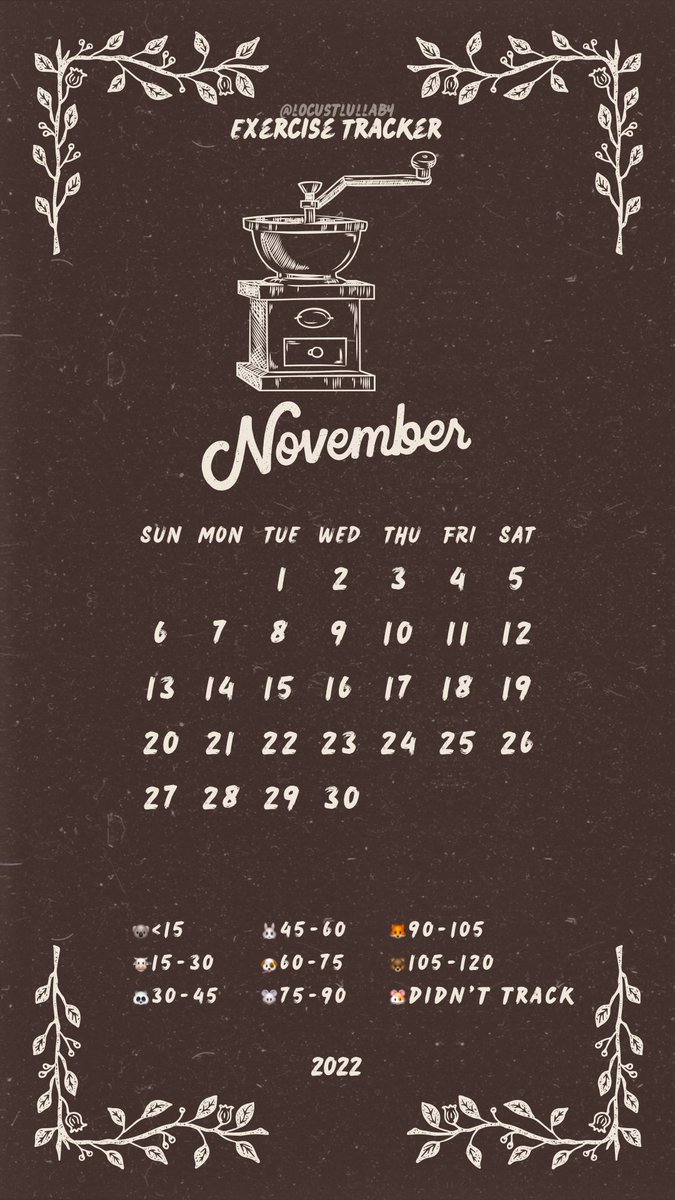 r_ainydaze's tweet photo. November Trackers 🍂🤎coffee themed☕️ #edtwt #edtwtthread https://t.co/K92y3Ze4gw