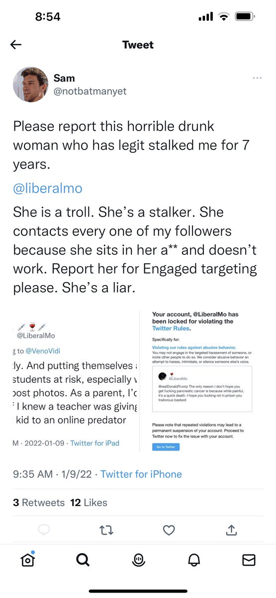 scamminghandles's tweet photo. Also, when it comes to “Sam”, if the haters aren’t scammers, they’re drunks or have mental health issues. (By the way, #notbatmanyet, you’ve been looking for that screenshot for @DavidHill1977 that supposedly proves who I am for more than five months now - put up or shut up.) https://t.co/rcFo6TMN90