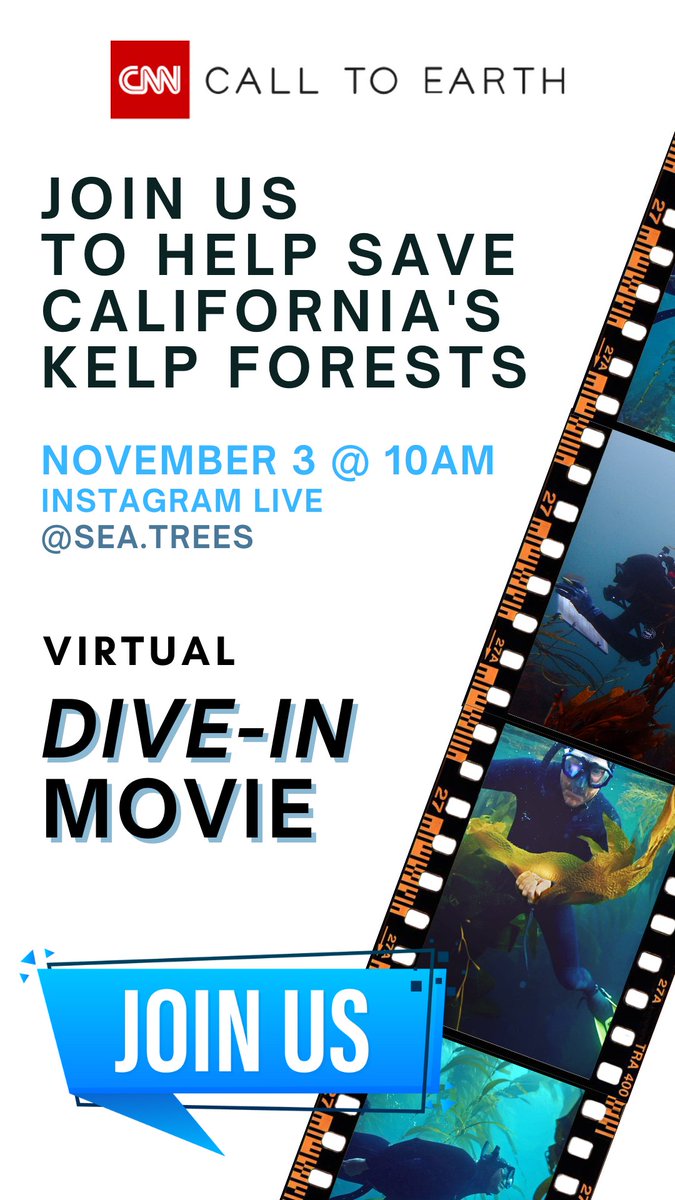 SeaTrees (@sustainsurf) on Twitter photo Set Your Reminders! Thursday is <a href="/CNN/">CNN</a> #CalltoEarthDay ππ±π This year, we're premiering a "Dive-In Movie" showcasing the successful Palos Verdes kelp restoration project with our partners at <a href="/SMBRF/">The Bay Foundation</a>
Tune in to watch the video premiere at 10:00am PST on our Instagram! <a href="/sea/">Sean McCann</a>.trees Set Your Reminders! Thursday is <a href="/CNN/">CNN</a> #CalltoEarthDay ππ±π This year, we're premiering a "Dive-In Movie" showcasing the successful Palos Verdes kelp restoration project with our partners at <a href="/SMBRF/">The Bay Foundation</a>
Tune in to watch the video premiere at 10:00am PST on our Instagram! <a href="/sea/">Sean McCann</a>.trees