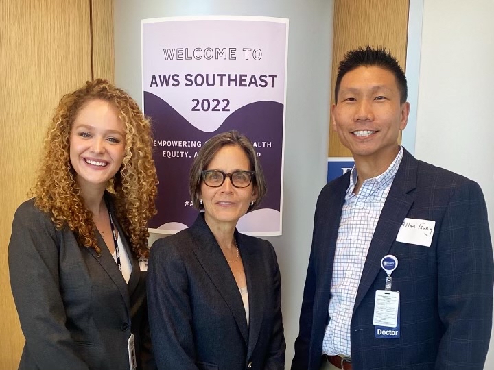 UVASurgery's tweet photo. @UVASurgery and @MedicineUVA with keynote speaker and Chair of @VUMCSurgery, Dr. @Carmensolcar, representing at the @WomenSurgeons Southeast Regional Conference this past weekend. A day full of leadership, mentorship, and camaraderie. The future is bright! #ILookLikeASurgeon https://t.co/R2JWKOYwne