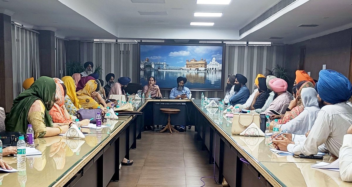SGPCAmritsar's tweet photo. -SGPCโs educational institutions leading in every field: Sukhminder Singh
-Ongoing educational session recorded an increase of students by 11,000
Read in English: https://t.co/i7Z9ZuVv1I
#SGPCPressNote #Education #SGPCEducation #EducationalInstitutions https://t.co/Sfogy8pQJn