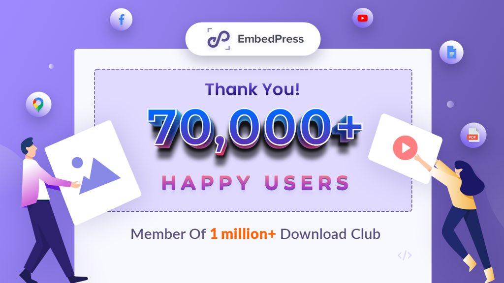 test Twitter Media - Great moment for Team @WPDevTeam! Our teni-tiny brand #EmbedPress is now used by 70,000+ Businesses Globally, and our free version is downloaded over 1 Million times! 😇🎉🎊🥳 https://t.co/5cnfaL4cPc
