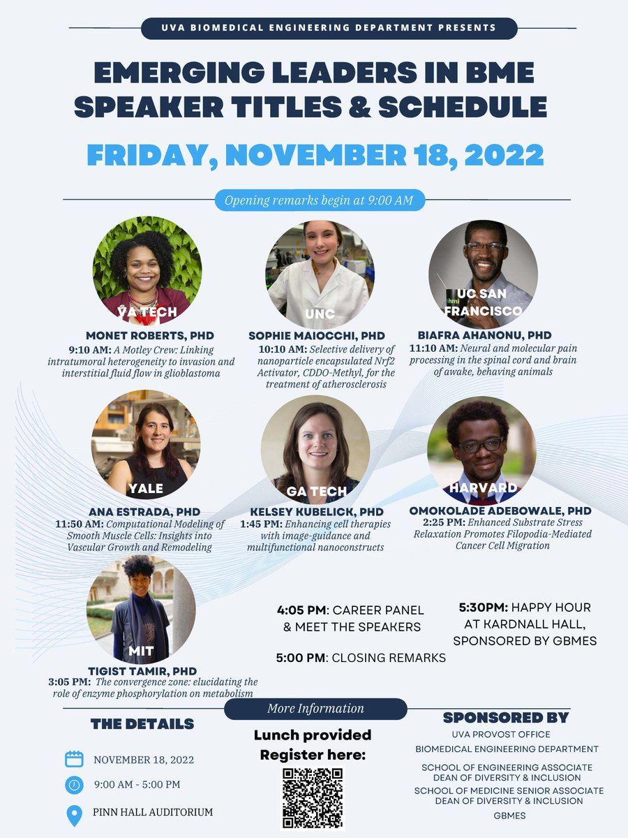 Virginia BME (@uvabme) on Twitter photo The Emerging Leaders in Biomedical Engineering Symposium is November 18th | 9-5 PM in UVA's Pinn Hall Conference Center. Join us! <a href="/UVAEngineers/">UVA Engineering</a> <a href="/MedicineUVA/">UVA School of Medicine</a> <a href="/uva_gbmes/">Graduate Biomedical Engineering Society at UVa</a> <a href="/mete_civelek/">Mete Civelek</a> MORE engineering.virginia.edu/events/emergin… The Emerging Leaders in Biomedical Engineering Symposium is November 18th | 9-5 PM in UVA's Pinn Hall Conference Center. Join us! <a href="/UVAEngineers/">UVA Engineering</a> <a href="/MedicineUVA/">UVA School of Medicine</a> <a href="/uva_gbmes/">Graduate Biomedical Engineering Society at UVa</a> <a href="/mete_civelek/">Mete Civelek</a> MORE engineering.virginia.edu/events/emergin…