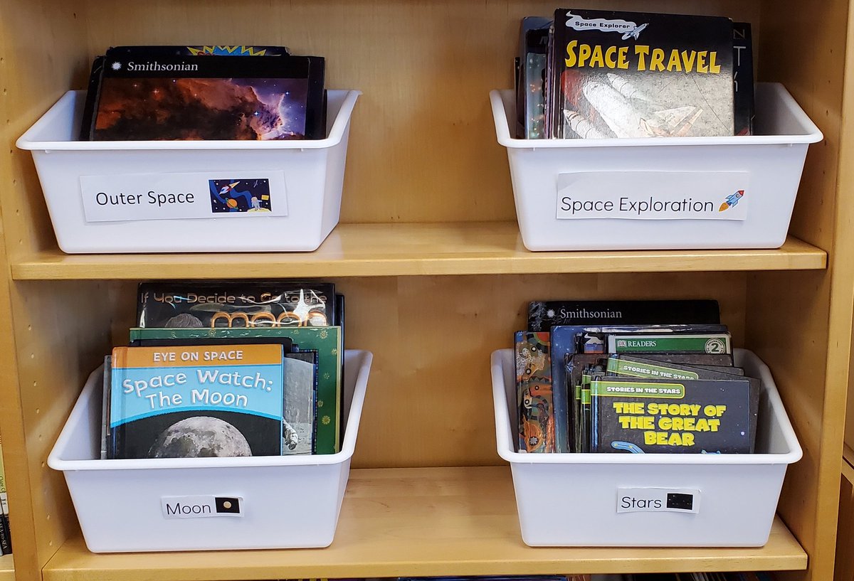 Another great day for access for our MPS readers! So long rooting through disheveled bookcases...say hello to intentional browsing! Eager to see how this boosts circulation once all of our non fiction books get thier new placements!! Thanks for the inspo <a href="/FCPS_TuESReads/">FCPS_TuESReads</a>