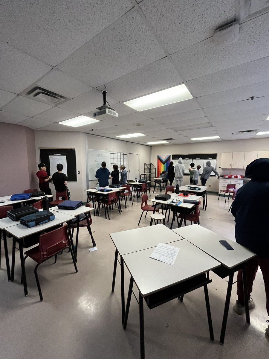 MrWaddenRMS's tweet photo. Grade 9s explored what makes a number rational or irrational through thinking 🤔 #buildingthinkingclassrooms @HRCE_Math https://t.co/l4IPiLyH3X