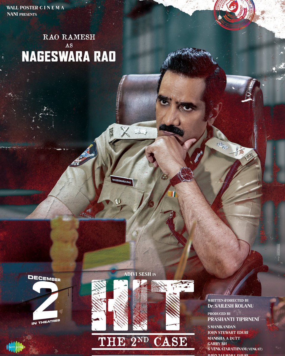 TodayBoxOffice's tweet photo. #HIT2 Teaser on November 3rd
Watch HIT Verse now!
- https://t.co/hhLOPuXi7i
#HIT2onDec2 @AdiviSesh @NameisNani @KolanuSailesh @tprashanti @garrybh1988 @maniDop @Meenakshiioffl
#JohnStewartEduri #ManishaADutt @walpostercinema #RaoRamesh @maganti_srinath @komaleeprasad @SVR4446 https://t.co/ewEDregY7q