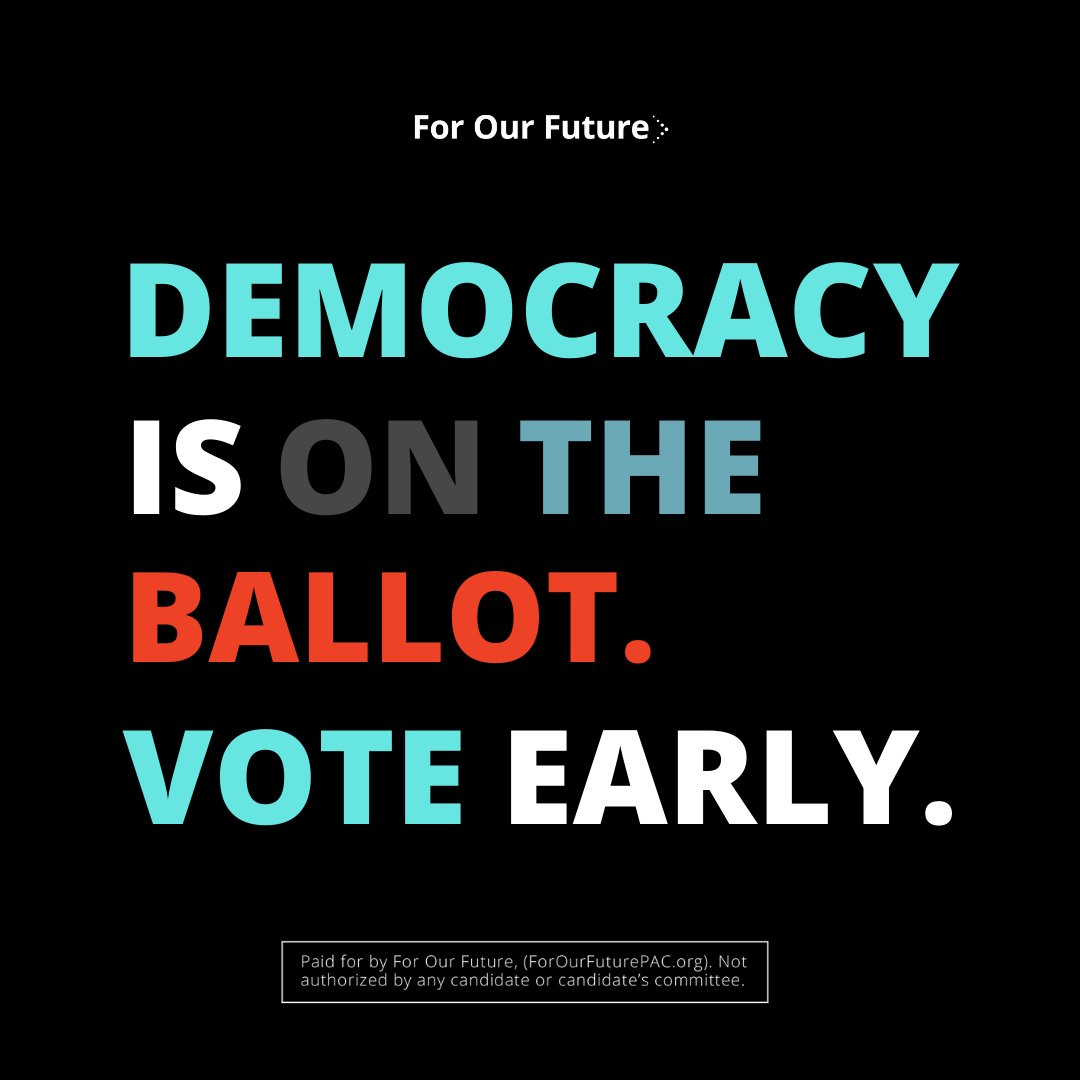ForOurFutureFL's tweet photo. We are 7 days out from the election and early voting is happening across the state. Make sure you get to the polls to vote for Val Demings!
Your vote matters, and together we can vote for a better future. #VoteFL https://t.co/ivqIBcYIpI