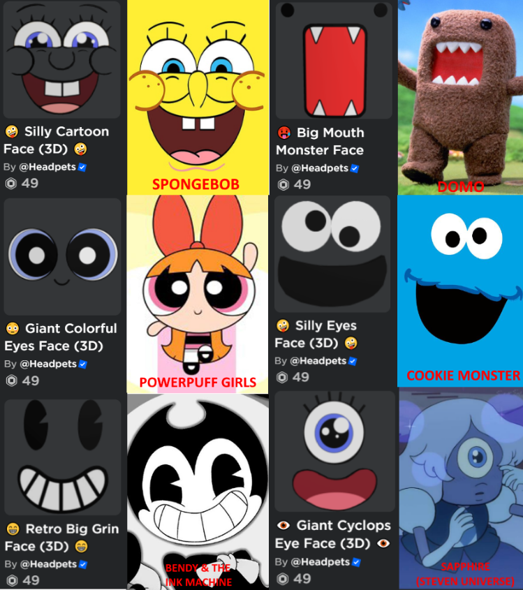 Create roblox faces for you by Wolfz1