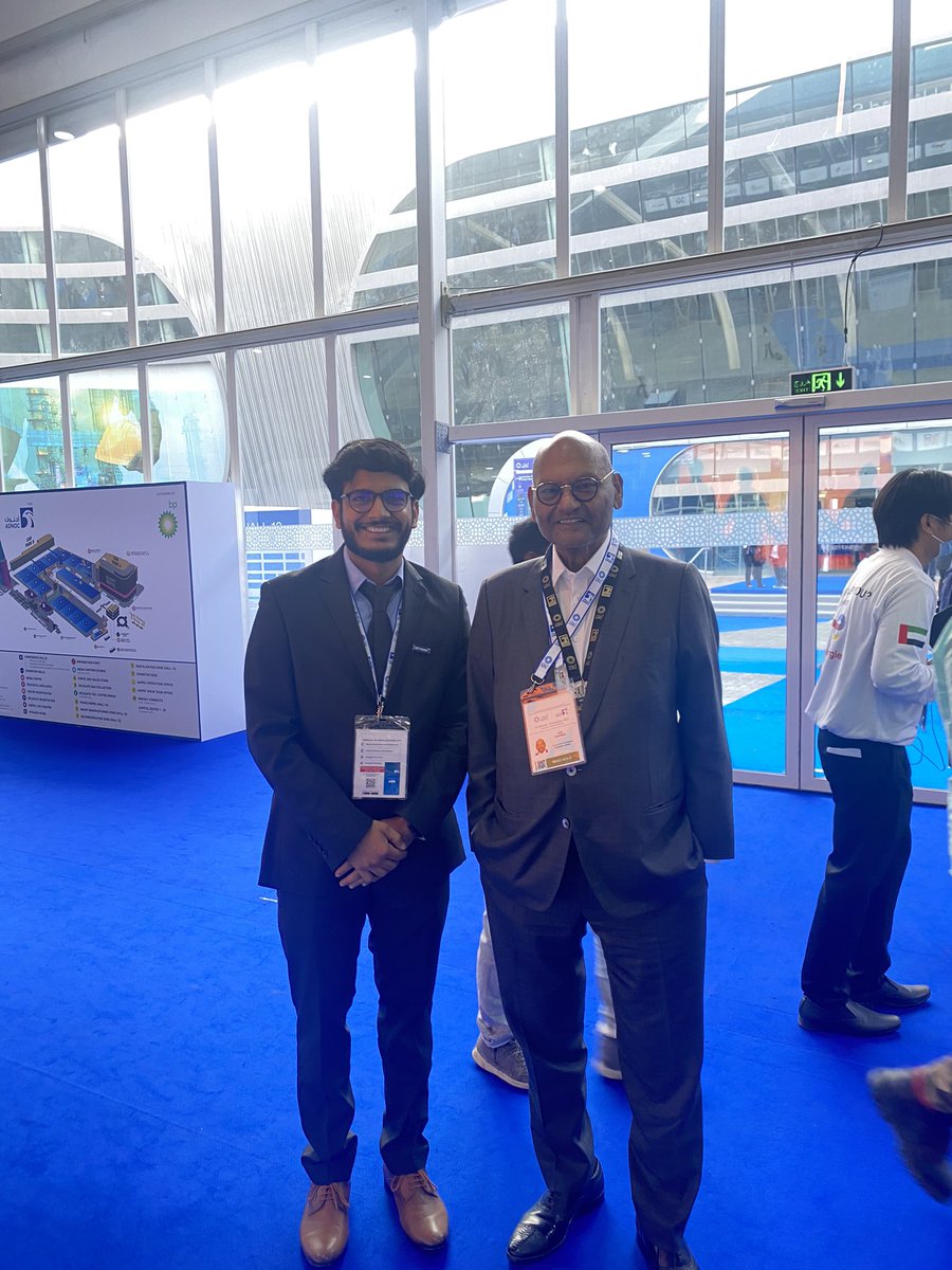 Vijay_Peri's tweet photo. Meeting the visionary at ADIPEC exhibition Center. You are an inspiration for generations to come sir @AnilAgarwal_Ved #ADIPEC2022  #Vedanta #petroleum #energy #Entrepreneurship https://t.co/rzrr16sOx4