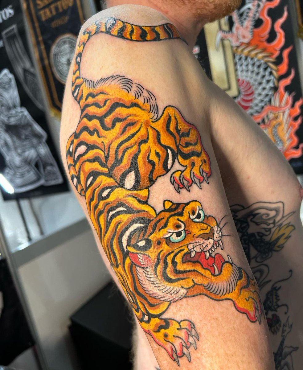 70 Japanese Tiger Tattoo Designs For Men  Masculine Ideas  Japanese tiger  tattoo Tiger tattoo Tiger tattoo sleeve