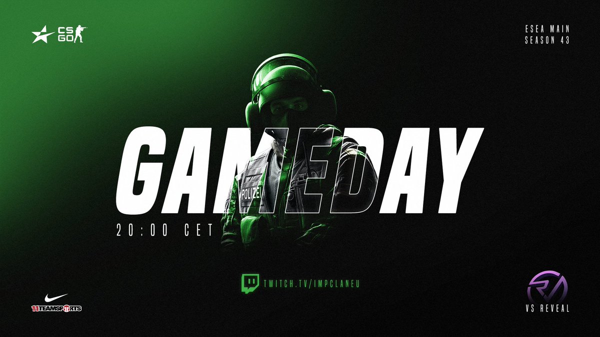 impclaneu's tweet photo. #IMPCSGO playing 3rd ESEA MAIN game today!
🕗 20:00PM CET
🆚 @RVMultigaming
🏆 ESEA MAIN
📺 https://t.co/ulOEFIpzaw
#IMPSTOPPABLE https://t.co/BJE4pVahnu