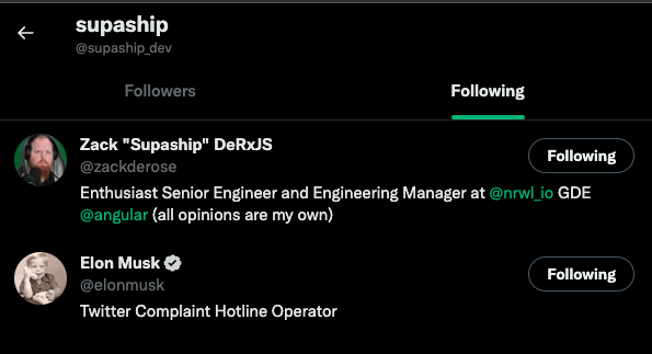supaship_dev's tweet photo. const { data } = supaClient
  .from('following')
  .select('*')
  .order('net_worth', { ascending: true  }) https://t.co/C5TBEw130M