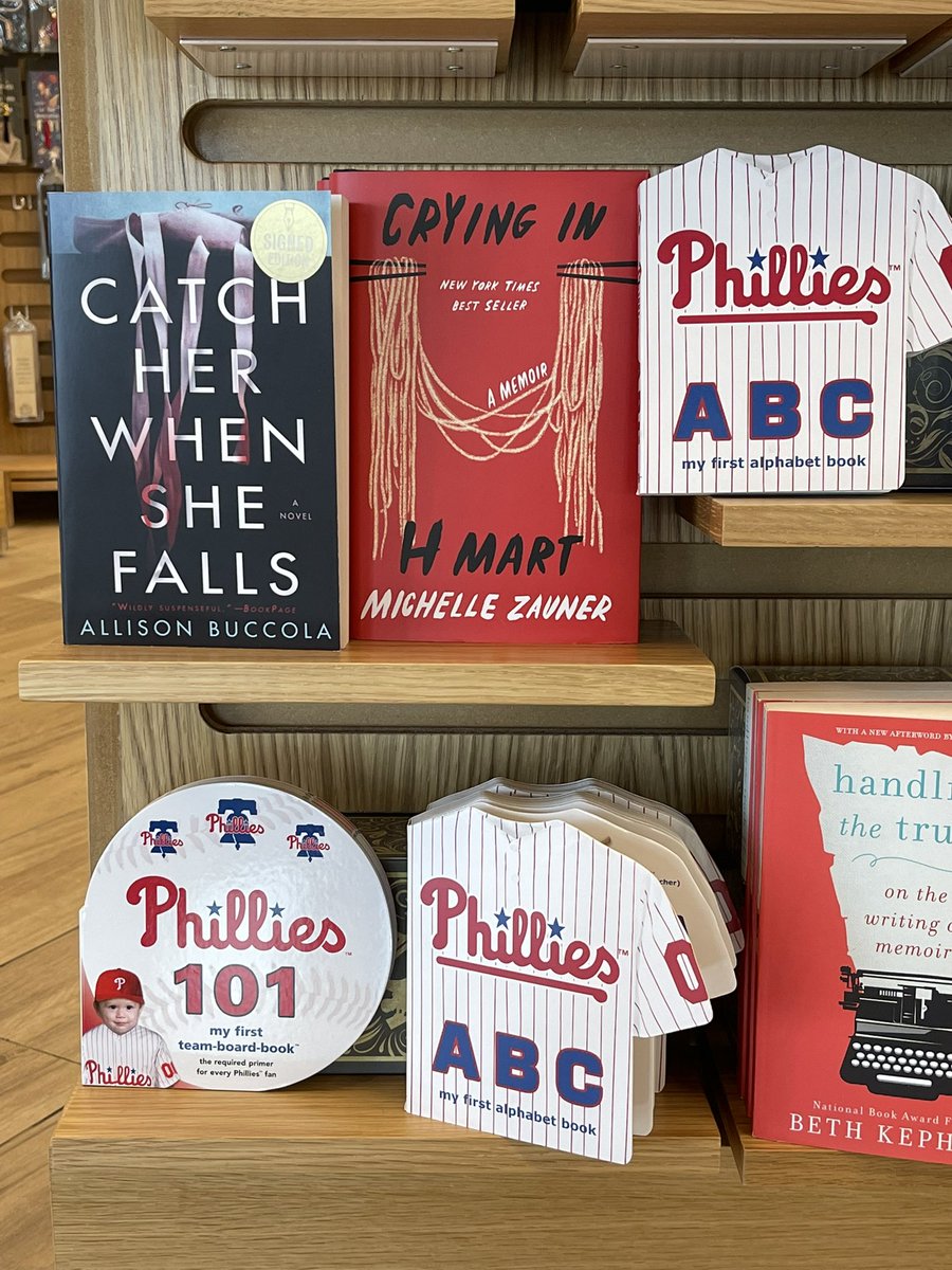 Paperback pub day for Catch Her When She Falls!! (And I think there’s something going on with the Phillies?)